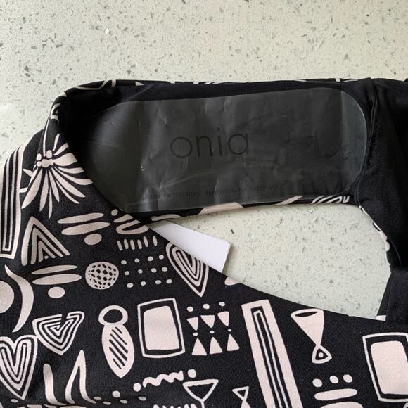 NWT Onia Sabrina Swim High Waist Geo Bikini Bottom XS - Picture 11 of 12